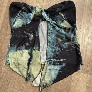 Twist split front tube top